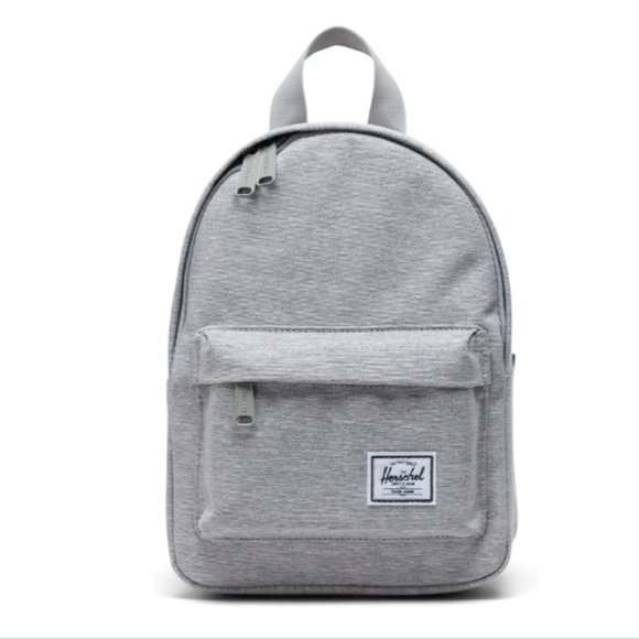 Herschel Classic Mini Backpack, Light Grey Crosshatch - Picture 8 of 8